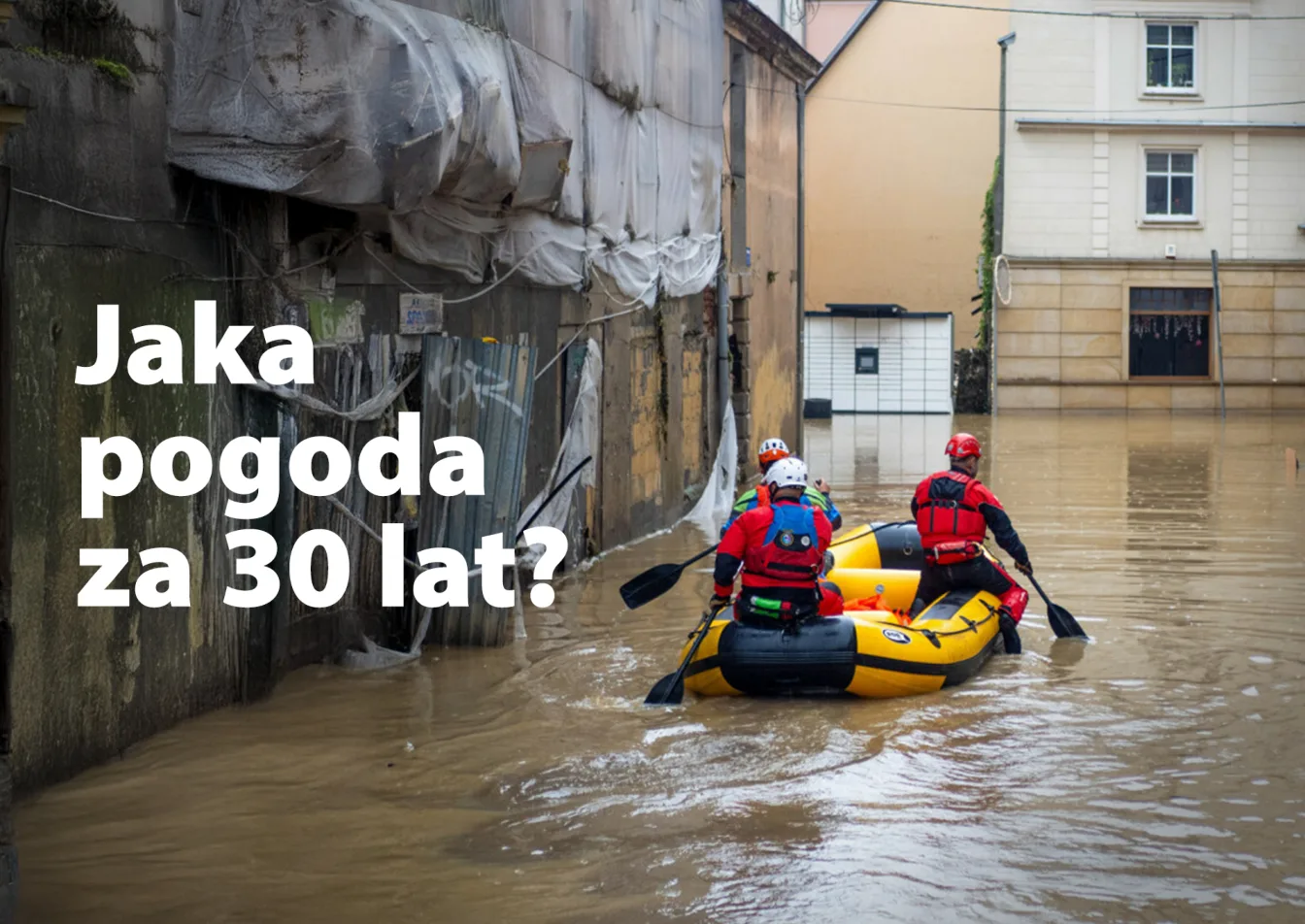 Kadr ze spotu: Jaka pogoda za 30 lat?
